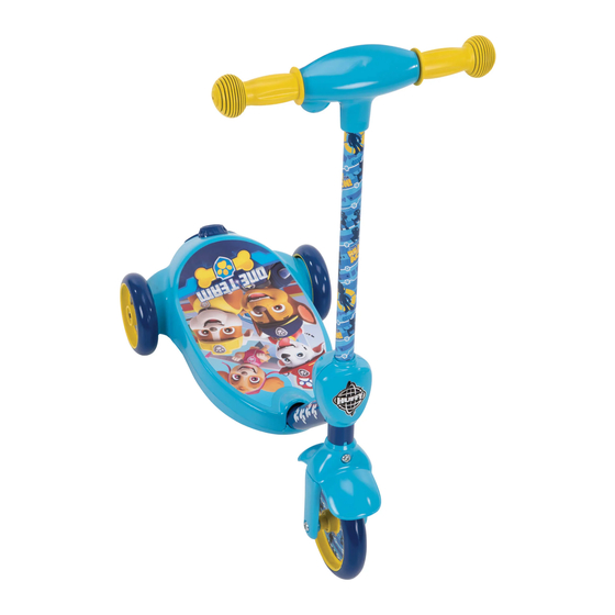 Huffy Bubble Owner's Manual