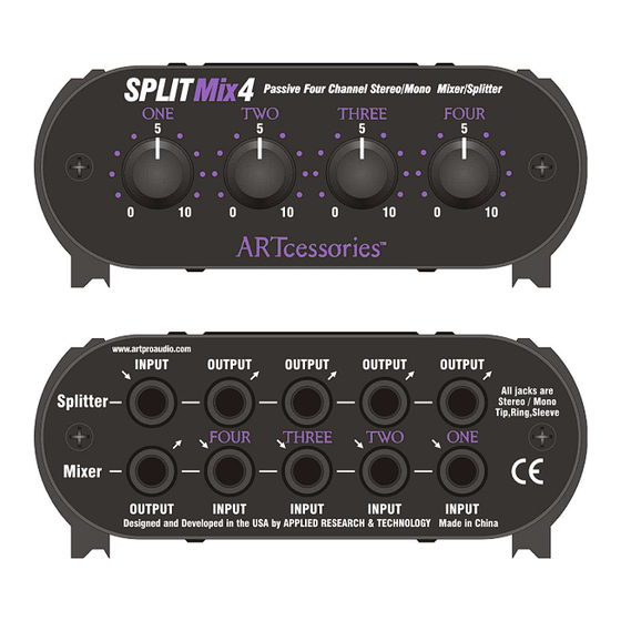 Art SPLITMIX4 User Manual