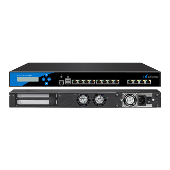 Barracuda CloudGen Firewall Revision