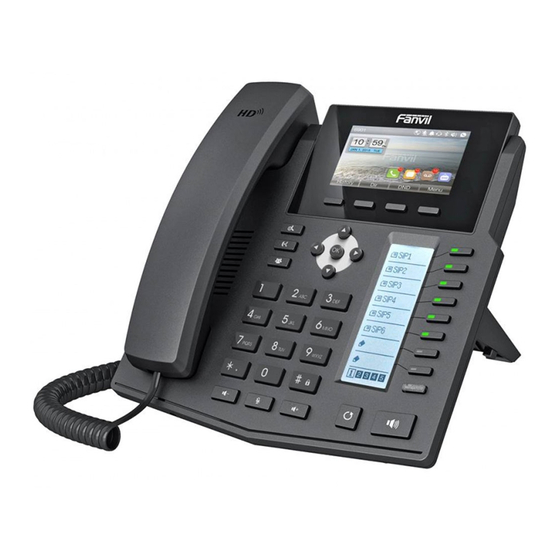 Fanvil X5S Configuration Manual