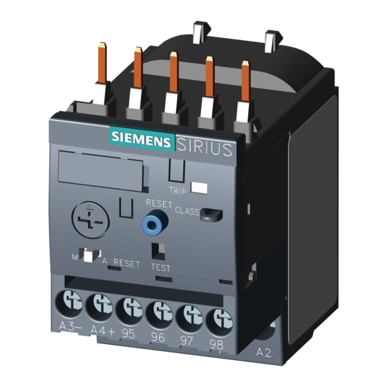 Siemens SIRIUS S00 Operating Instructions Manual