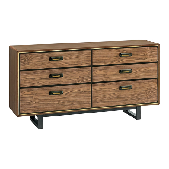 Whittier Wood Furniture Bryce 1247RLN Assembly Instructions Manual
