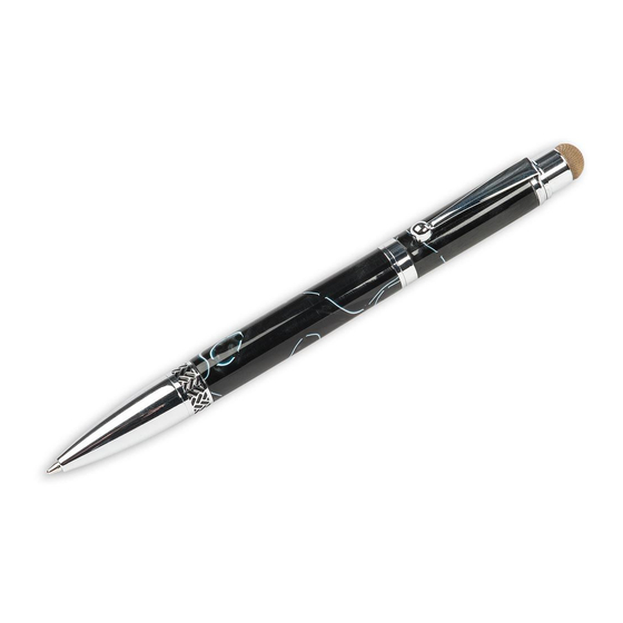 Axminster Tooling Stylus Tip Ballpoint Pen Kit Instruction Manual