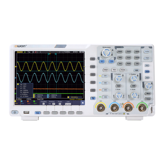 Owon XDS3000-E Series User Manual