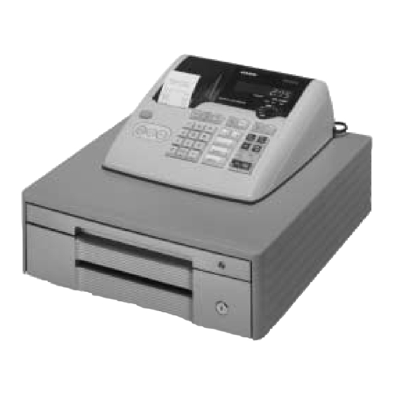 Casio PCRT275 - Cash Register w/ 15 Depts User Manual