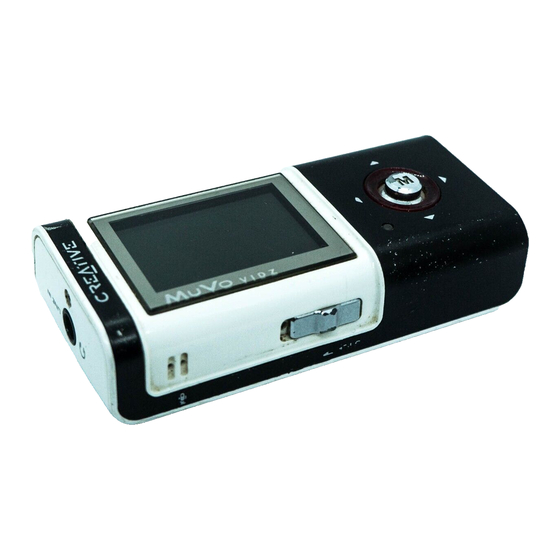 Creative MuVo Vidz Manual