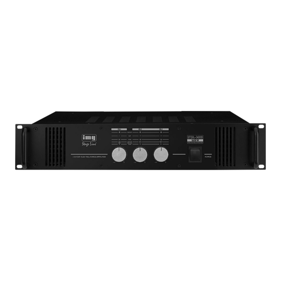 IMG STAGE LINE STA-1403 Instruction Manual