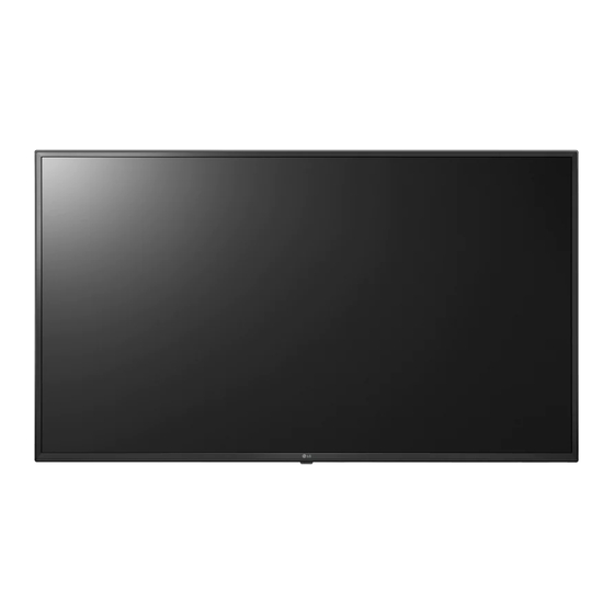 LG 60UL3E Installation Manual