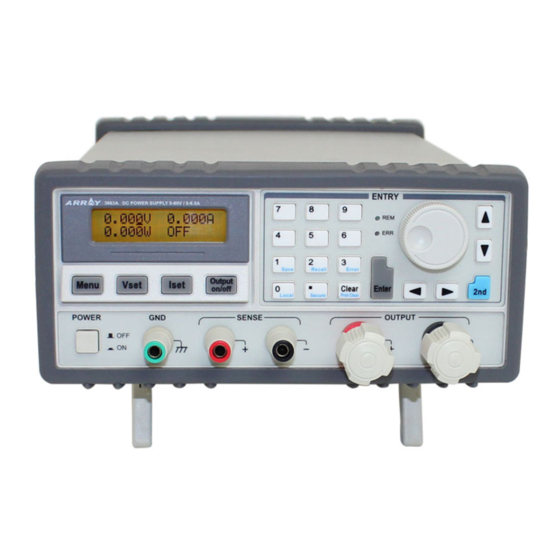 Array electronic 366X User Manual