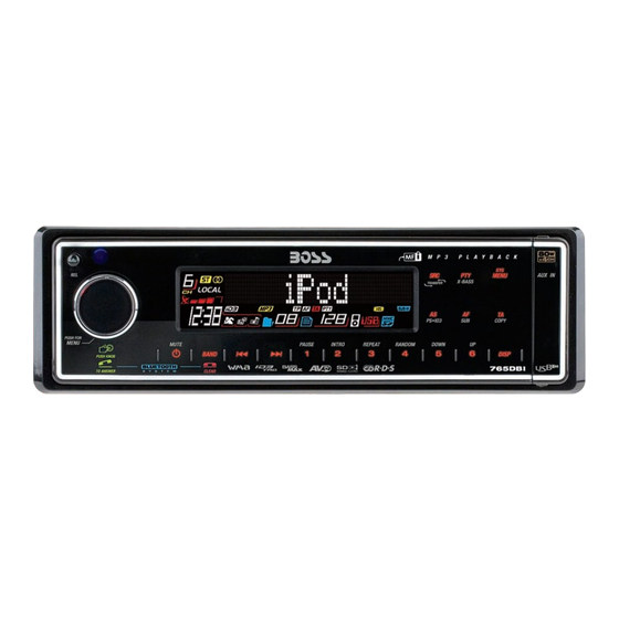 Boss Audio Systems 765DBI User Manual