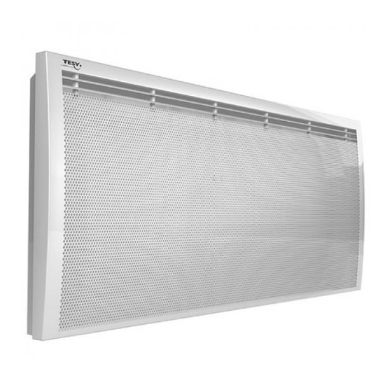 TESY RH01 150 EAS Convector Wall Heater Manuals