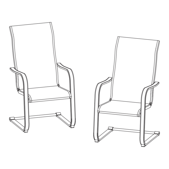 User Manuals: Nuu Garden DS003 Outdoor Dining Chair