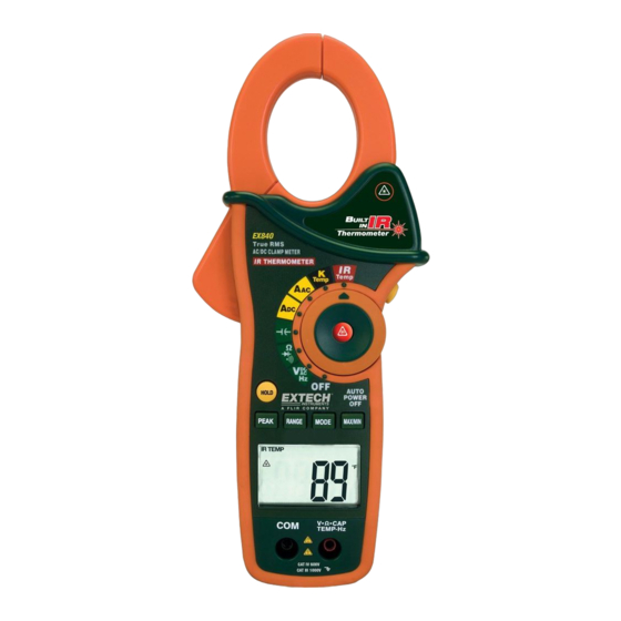 FLIR Extech Instruments EX840 Manual