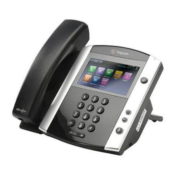 Polycom Poly VVX601 IP phone User Manual | ManualsLib
