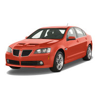 Pontiac 2009 G8 Getting To Know Manual