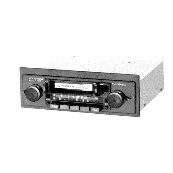 Pioneer KP-6001 Owner's Manual
