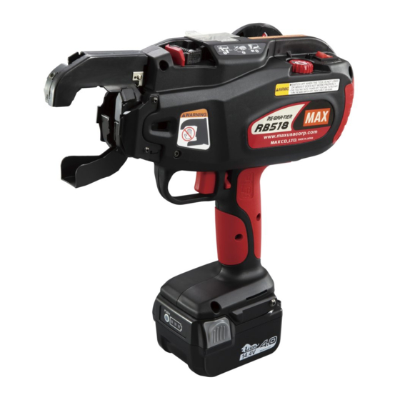 Max RB518 Operating And Maintenance Manual