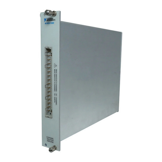 NI SCXI-1120/D User Manual