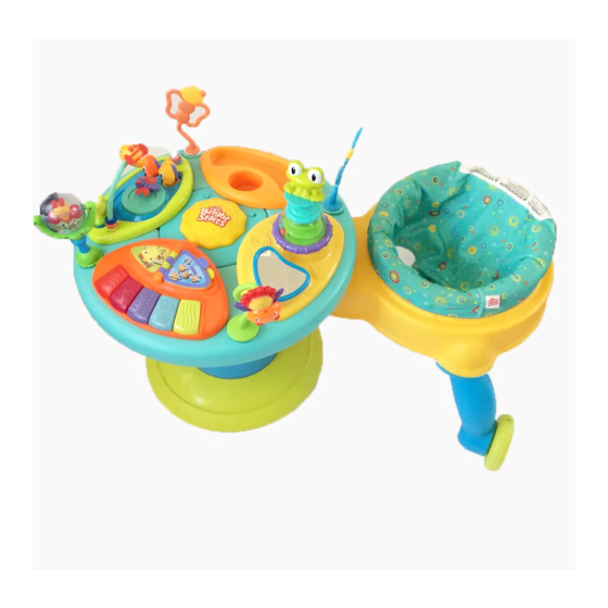 Bright starts zippity zoo 3 in 1 shop around we go activity table seat baby walker