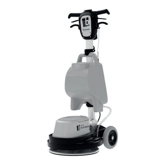 IGEFA bluematic SD 43 ORBITAL Use And Maintenance Manual