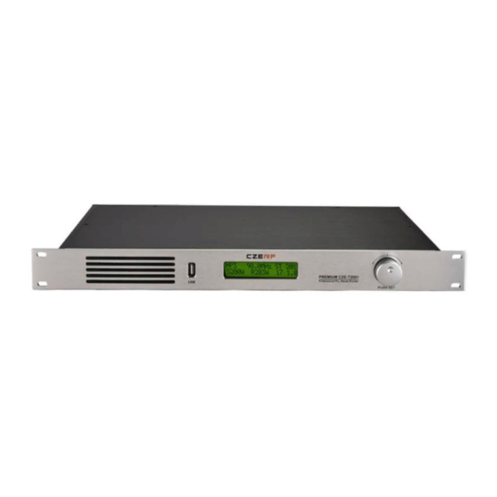 Czerf CZE-T2001 User Manual