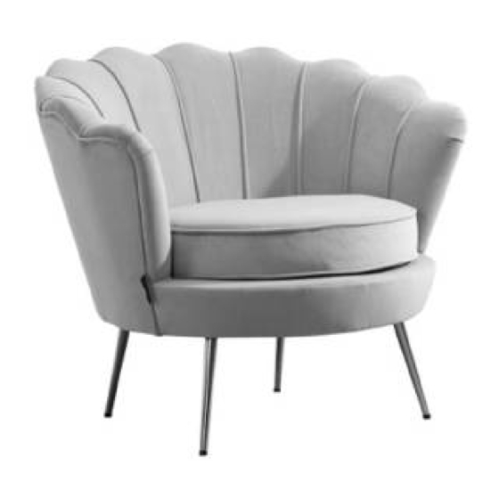 Happybeds ARIEL Fabric Chair Assembly Instructions