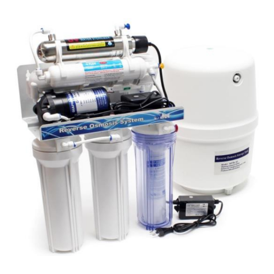 NatureWater NW-RO50-D1 Osmosis System Manuals