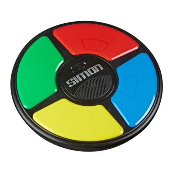 Hasbro Gaming SIMON Quick Start Manual