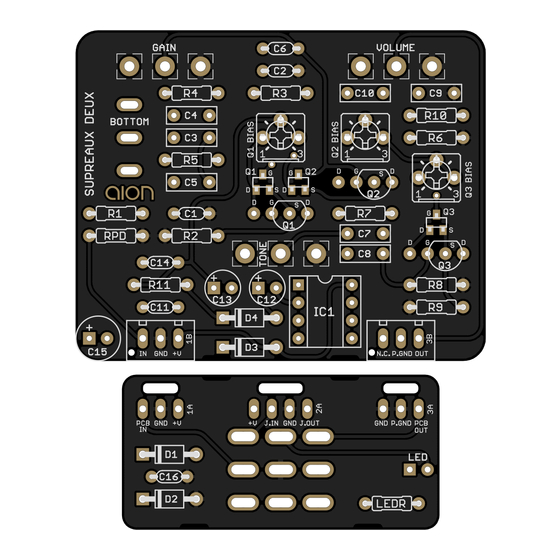 User Manuals: aion RUNOFFGROOVE SUPREAUX DEUX Overdrive