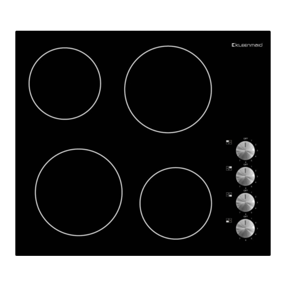Kleenmaid cooking CCTB6020 Instructions For Use And Warranty Details
