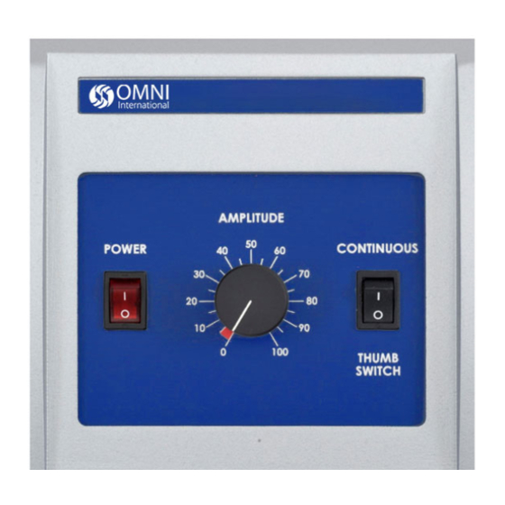 Omni Q55 Ultrasonic User Manual