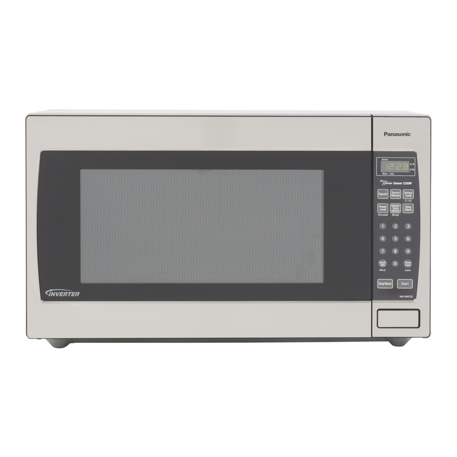 Panasonic NN-SN973S, NN-SN773S - Microwave Oven Manual