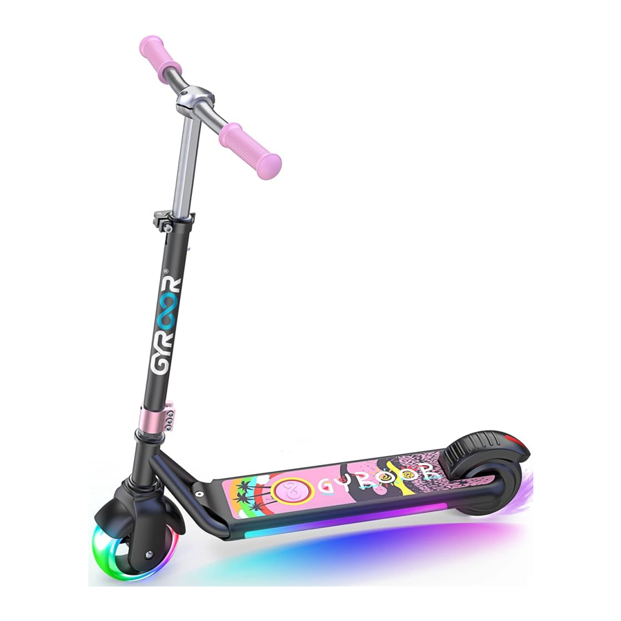 Gyroor H30 Pro - Electric Scooter Manual