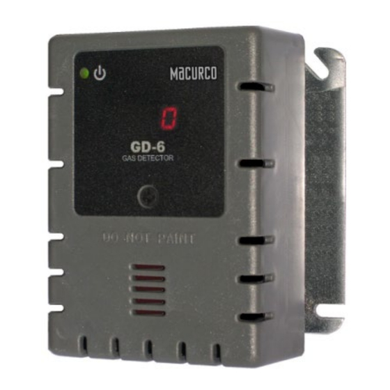 Macurco GD-6 Operation Manual