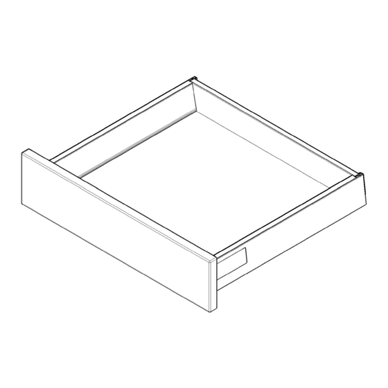 Wren INFINITY DEEP DRAWER Manual