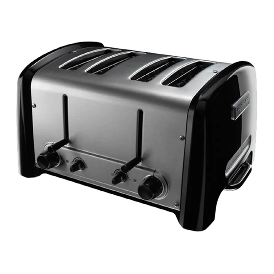 KitchenAid KPTT890OB - Pro Line Toaster Instructions And Recipes Manual