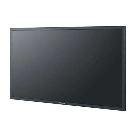 Panasonic Th-80LF50E Operating	 Instruction
