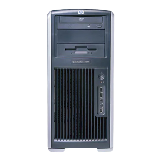 HP Xw8200 - Workstation - 1 GB RAM Manuals