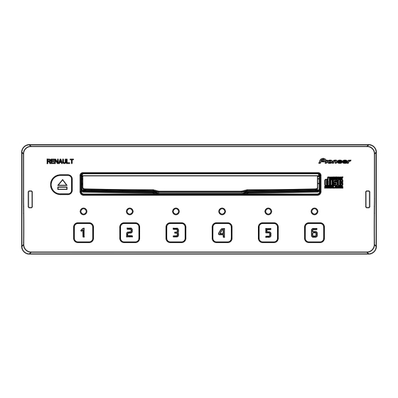 Pioneer CDX-MG2006 Manuals