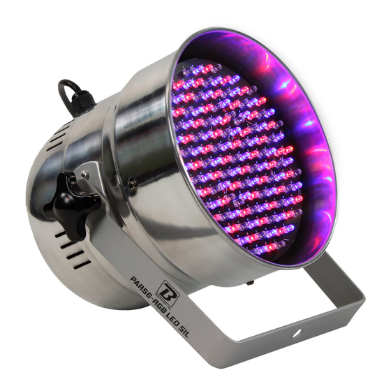 BoomToneDJ PAR-56-RGB-LED Manuals