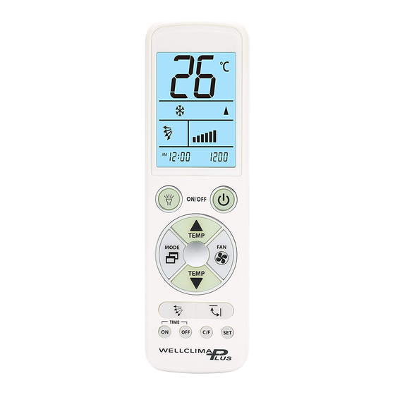 Wellclima PLUS Instruction Manual