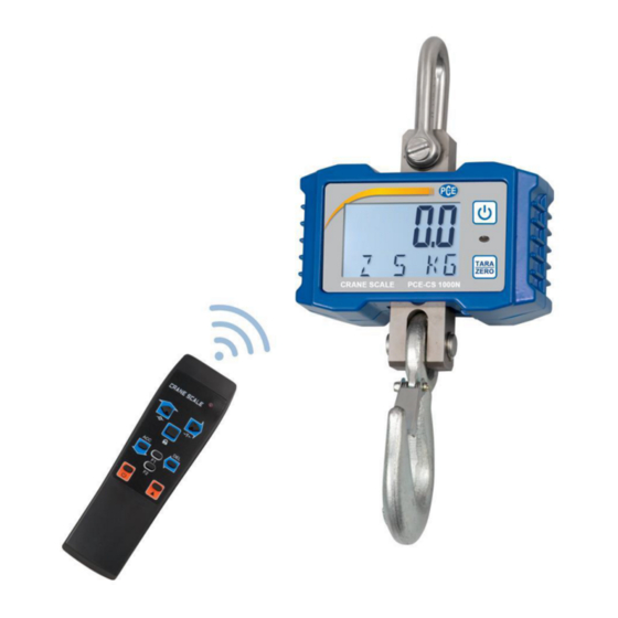 PCE Instruments PCE-CS 1000 N Manual