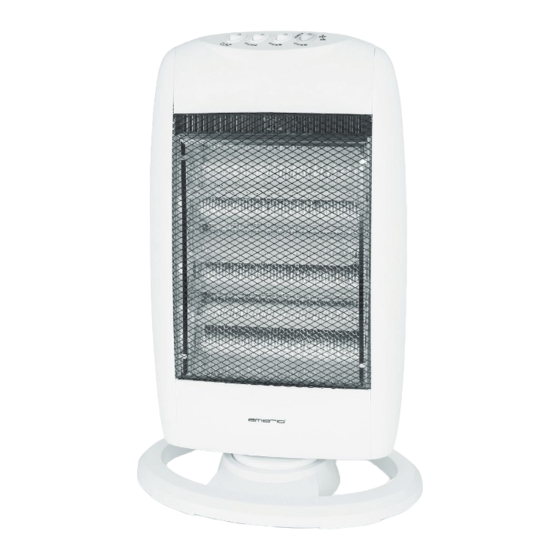 emerio CAH-121942 Halogen Heater Manuals