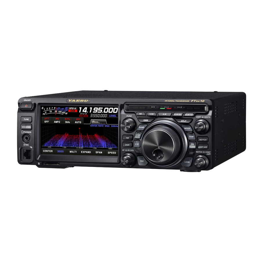 Yaesu FTDX10 Technical Supplement