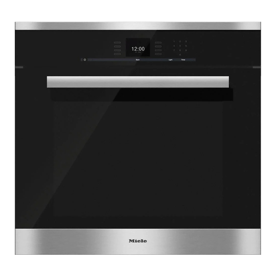 Miele H6680BPBK Operating And Installation Instructions