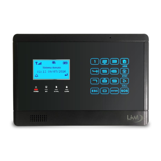 LKM ANTE5BK Touch Security System Manuals