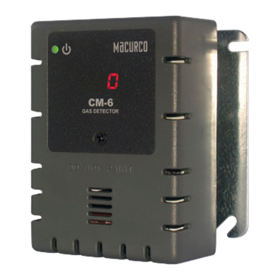 Macurco CM-6 User Instructions