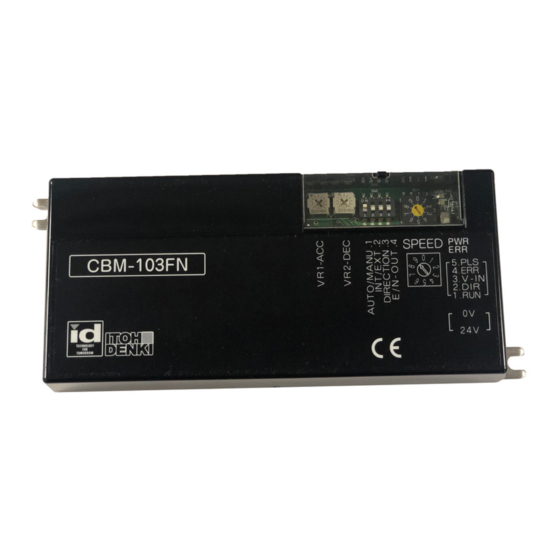 ITOH DENKI POWER MOLLER 24 CBM-103FN Manual