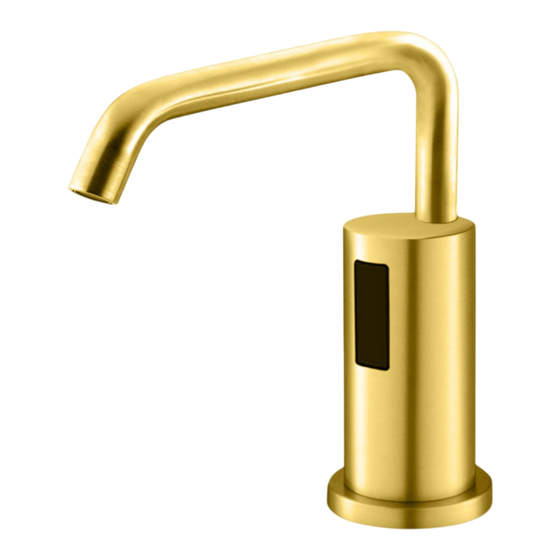 FONTANA SENSOR FAUCETS FS9854-G Installation Instructions Manual