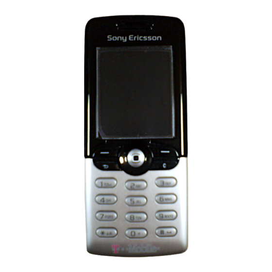 User Manuals: Sony Ericsson Mobile phone Unlocked Cell